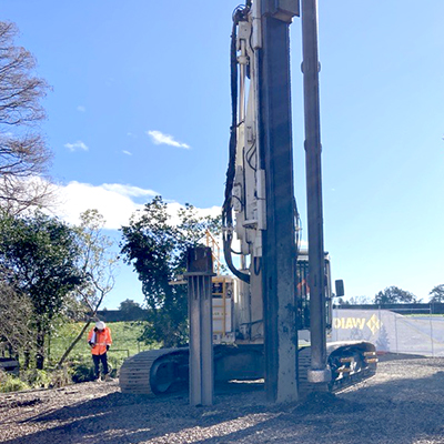 Hinemoa Street Pump Station drilling | CMW Geosciences